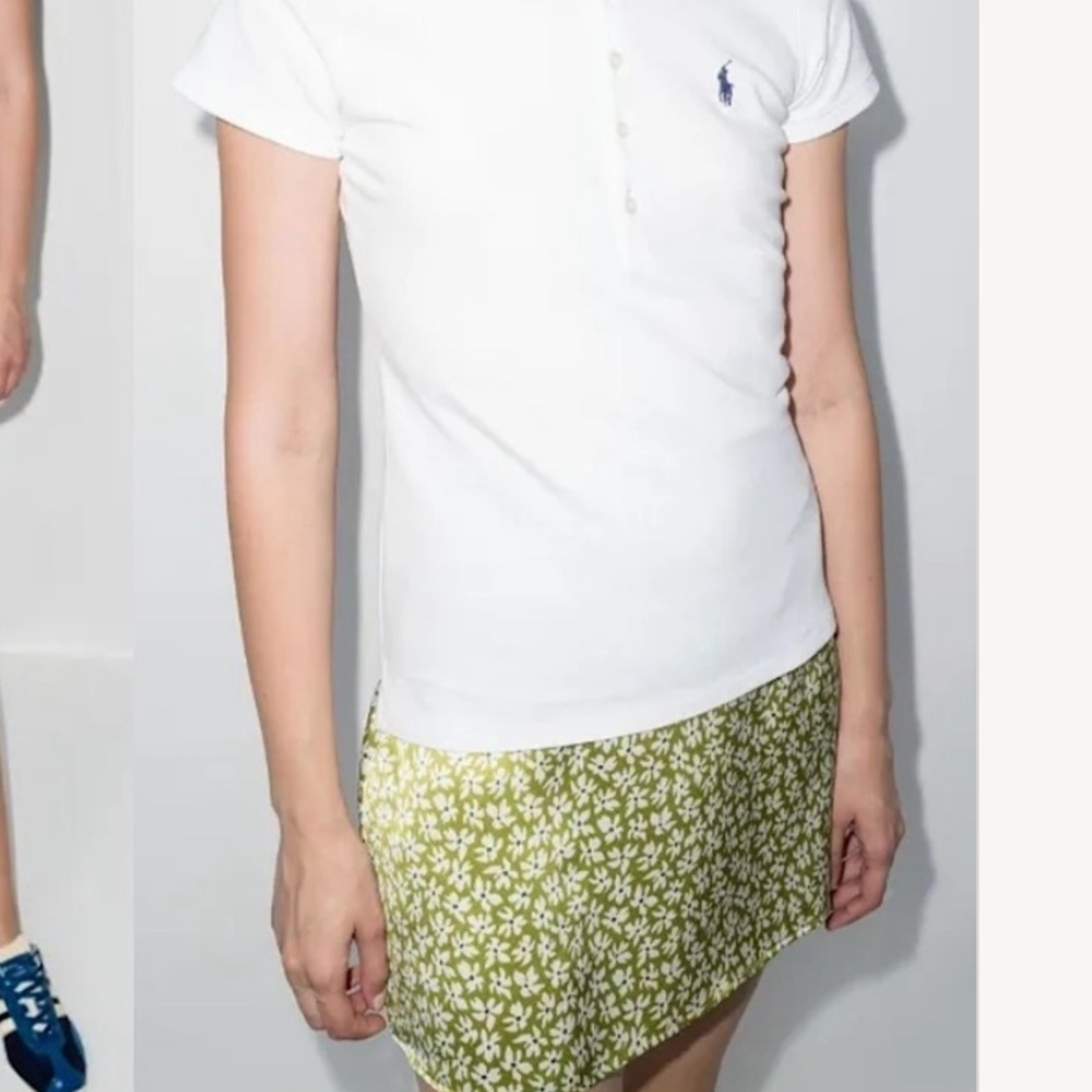 REFORMATION 90s‎ Silk Satin Daisy Ditsy Floral Print A-Line Skater Mini Skirt 2 - Picture 4 of 10